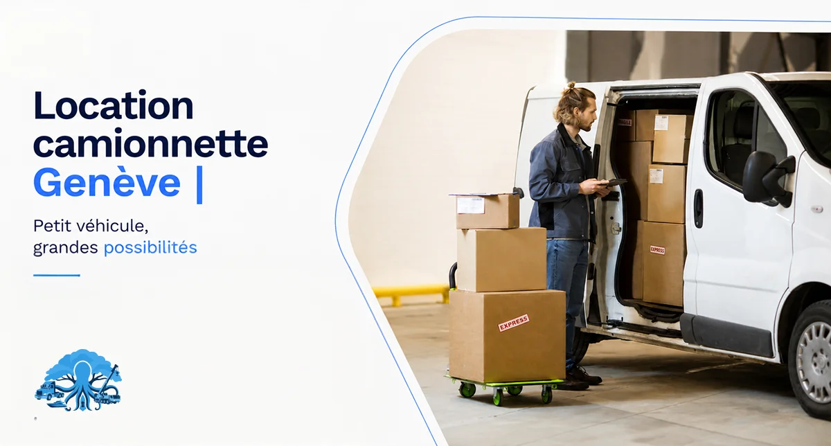 Location camionnette Genève : petit véhicule, grandes possibilités